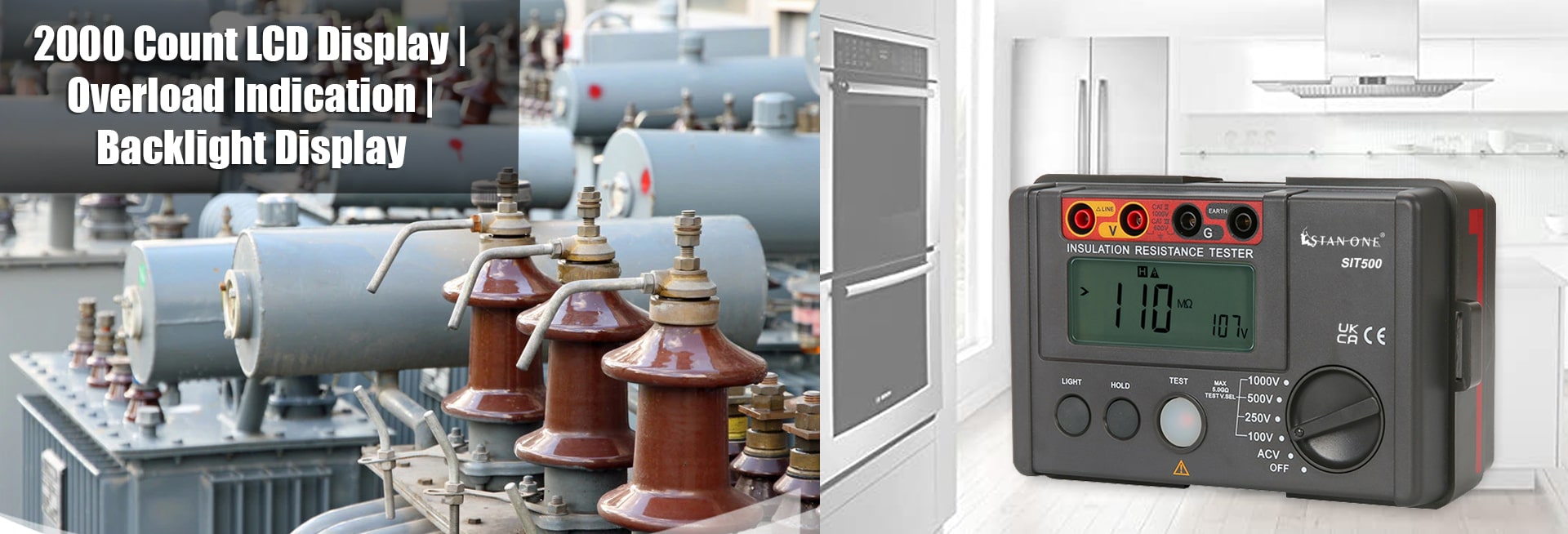 STAN ONE SIT500 1KV Insulation Tester